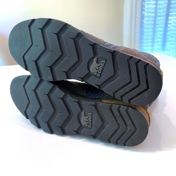 Sorel Women’s Major Carly Lace Zip Up Combat Boots US Size 7 - Blue Denim‎ Grey - Picture 10 of 10